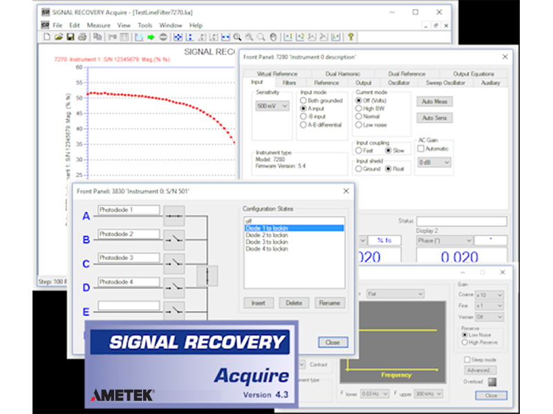 Acquire Software - Signal Recovery - Screen1